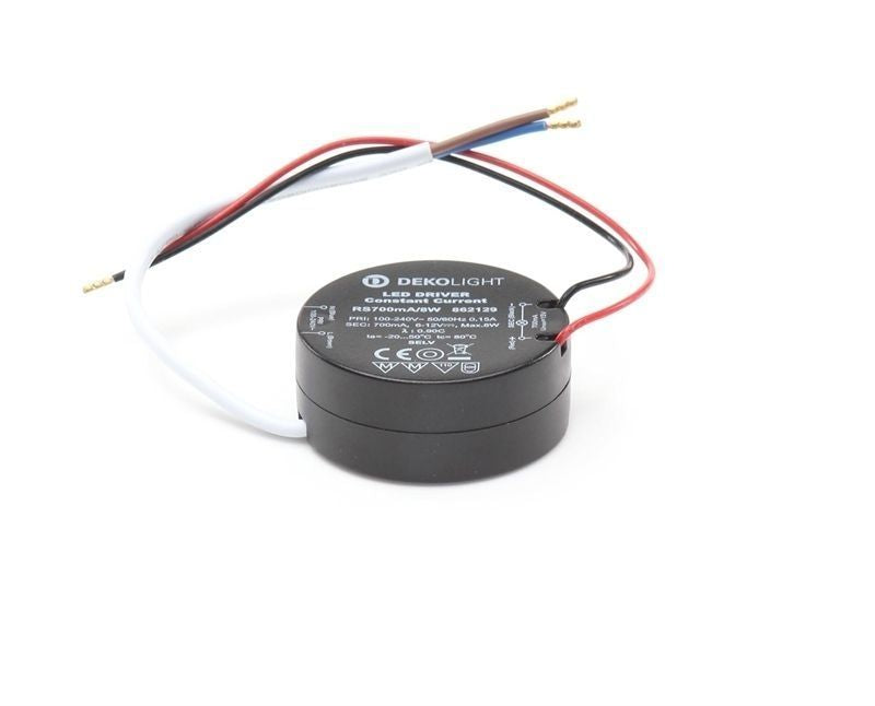 Deko-Light ROUND, CC, RS700mA/8W  Schwarz