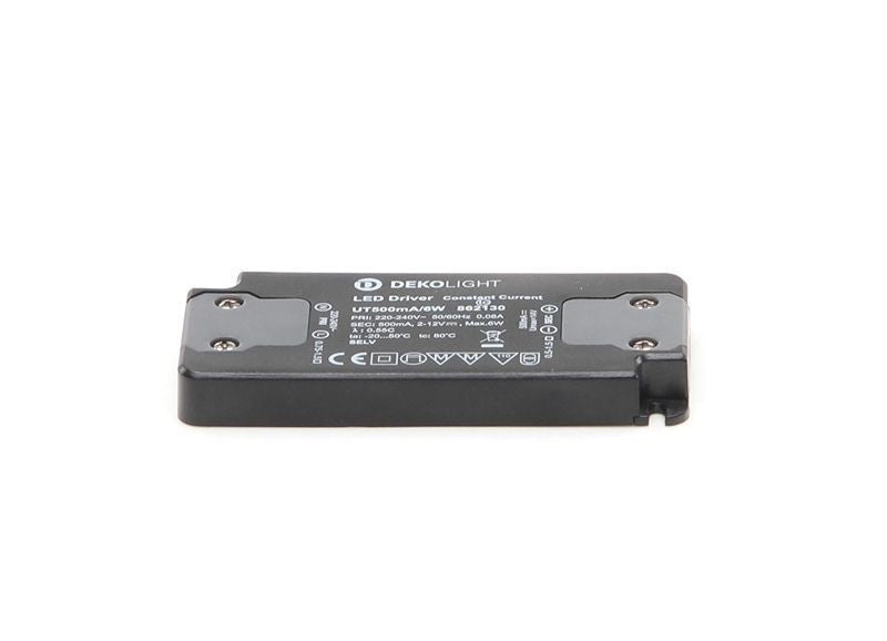 Deko-Light FLAT, CC, UT500mA/6W  Schwarz