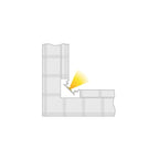Deko-Light IP-Profile, U-flach AU-04-12  Silber-matt eloxiert