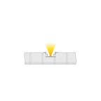 Deko-Light IP-Profil, T-flach ET-05-12  Silber-matt eloxiert