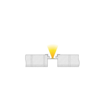 Deko-Light IP-Profil, T-flach ET-05-12  Silber-matt eloxiert