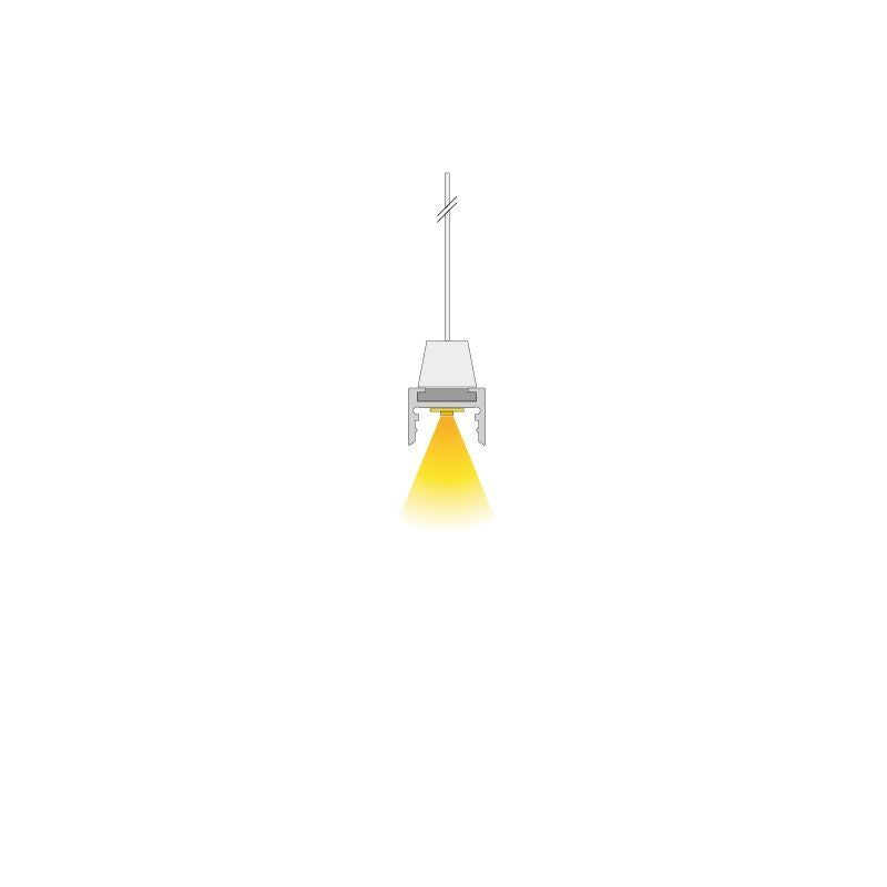 Deko-Light Nuten-Profil, U-hoch AU-10-12  Silber eloxiert