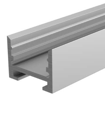 Deko-Light Nuten-Profil, U-hoch AU-10-12  Silber eloxiert
