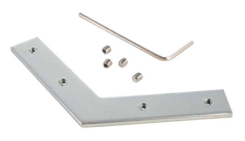 Deko-Light Nutenstein / Eckverbinder 120°  Silber naturbelassen