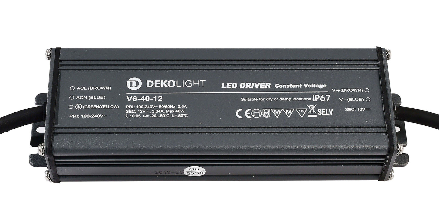 Deko-Light IP, CV, V6-40-12  Grau