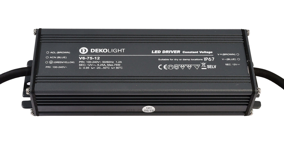 Deko-Light IP, CV, V6-75-12  Grau