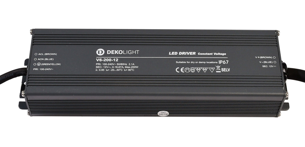 Deko-Light IP, CV, V6-200-12  Grau