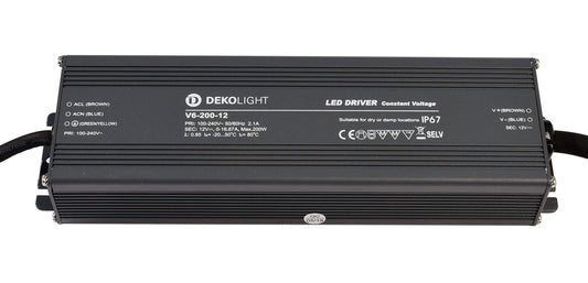 Deko-Light IP, CV, V6-200-12  Grau