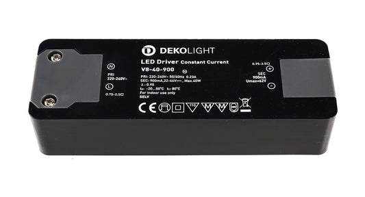 Deko-Light BASIC, CC, V8-40-900/40W  Schwarz