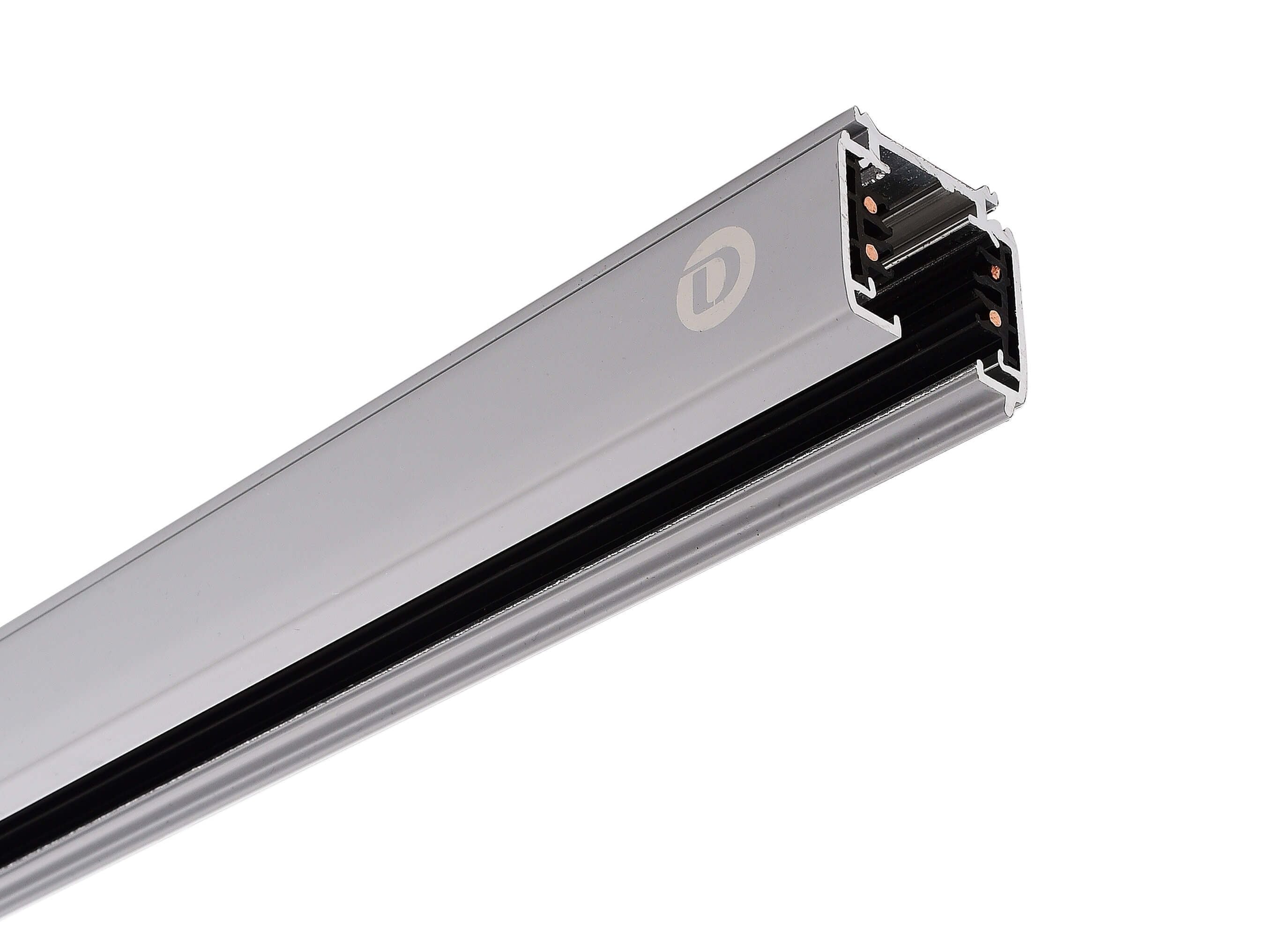 Deko-Light D Line Aufbaustromschiene 1m  Fenstergrau RAL 7040