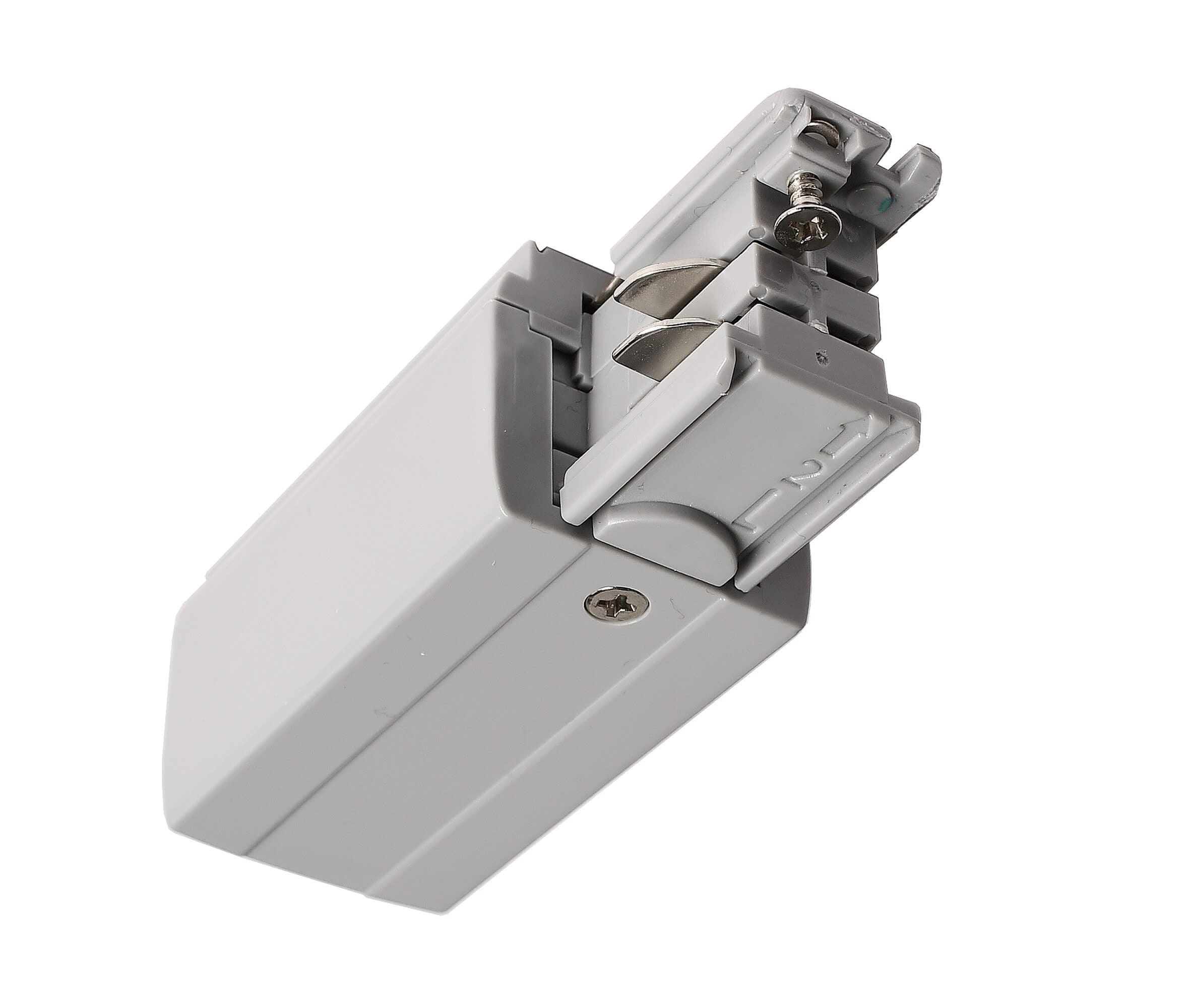 Deko-Light D Line elektrischer Einspeiser links  Fenstergrau RAL 7040