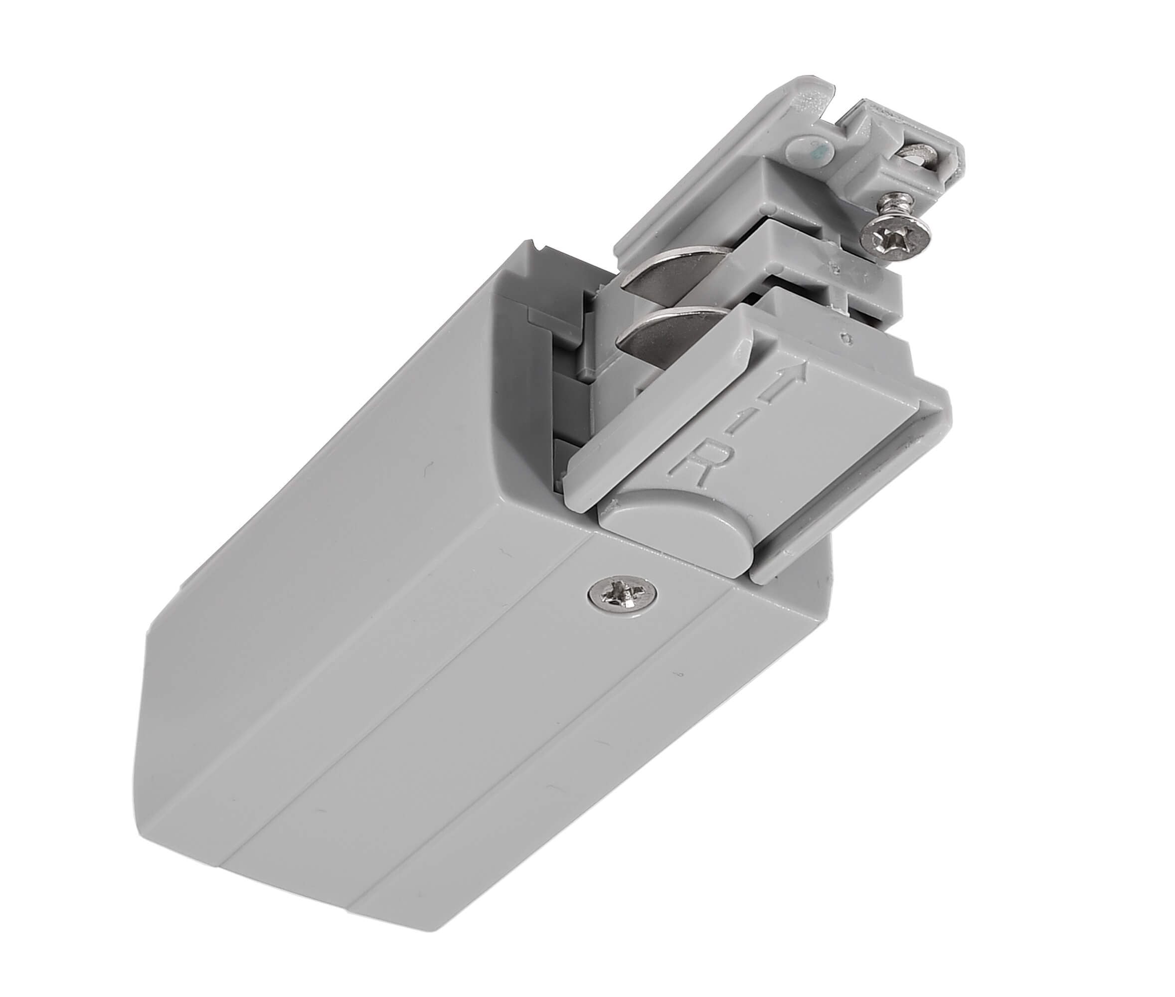 Deko-Light D Line elektrischer Einspeiser rechts  Fenstergrau RAL 7040