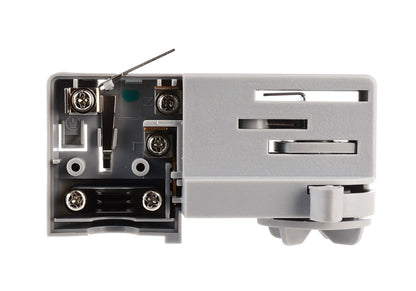 Deko-Light D Line 3-Phasen Adapter für Leuchtenmontage  Fenstergrau RAL 7040