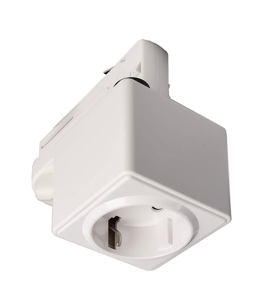 Deko-Light D Line Steckdosenadapter  Verkehrsweiß RAL 9016