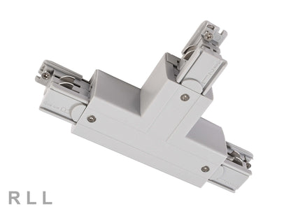 Deko-Light D Line T-Verbinder links-links-rechts mit Wechselmechanik  Fenstergrau RAL 7040