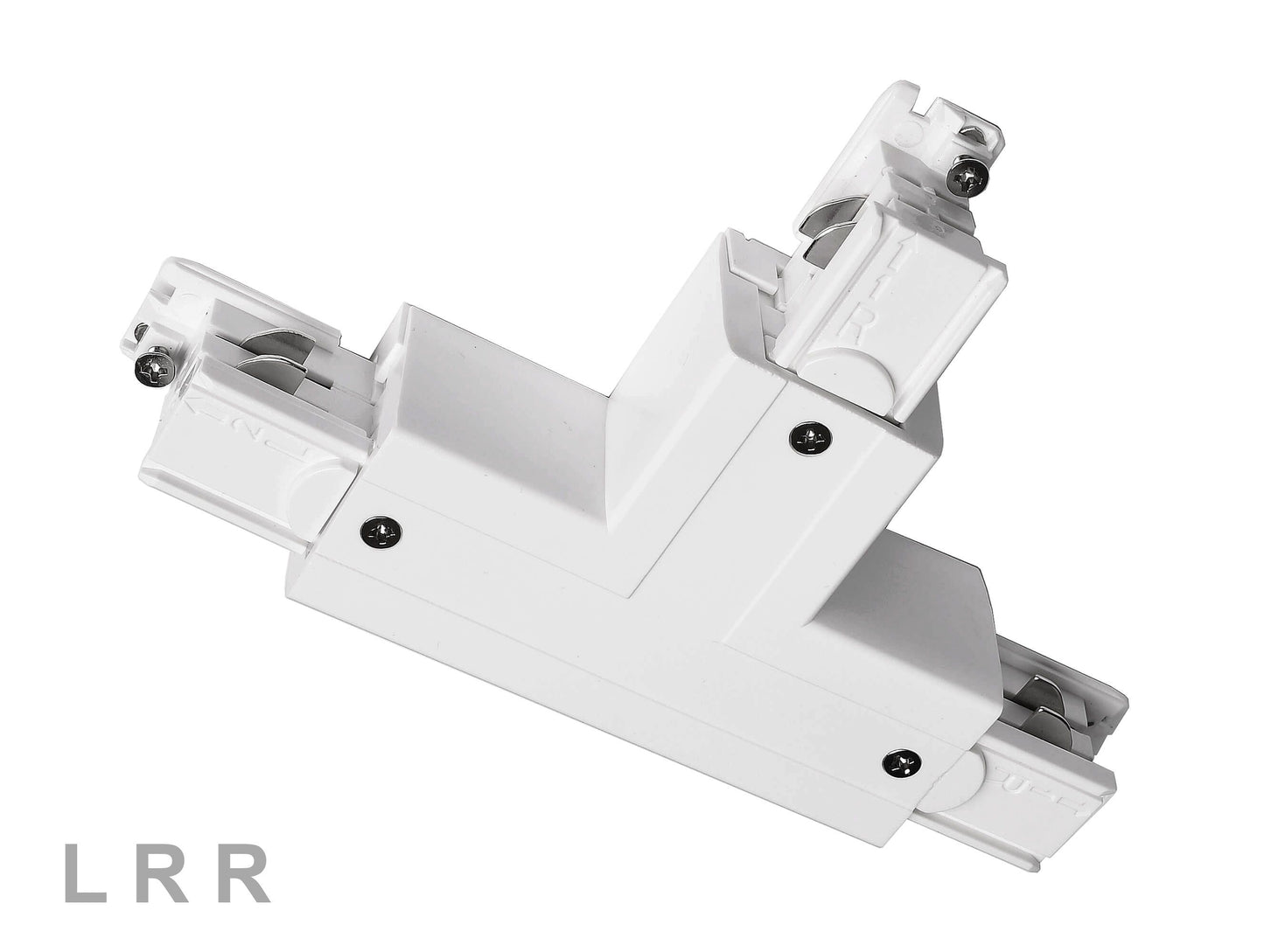Deko-Light D Line T-Verbinder rechts-rechts-links mit Wechselmechanik  Verkehrsweiß RAL 9016