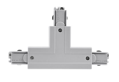 Deko-Light D Line T-Verbinder rechts-rechts-links mit Wechselmechanik  Fenstergrau RAL 7040