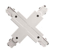 Deko-Light D Line X-Verbinder links-links-rechts-rechts  Verkehrsweiß RAL 9016