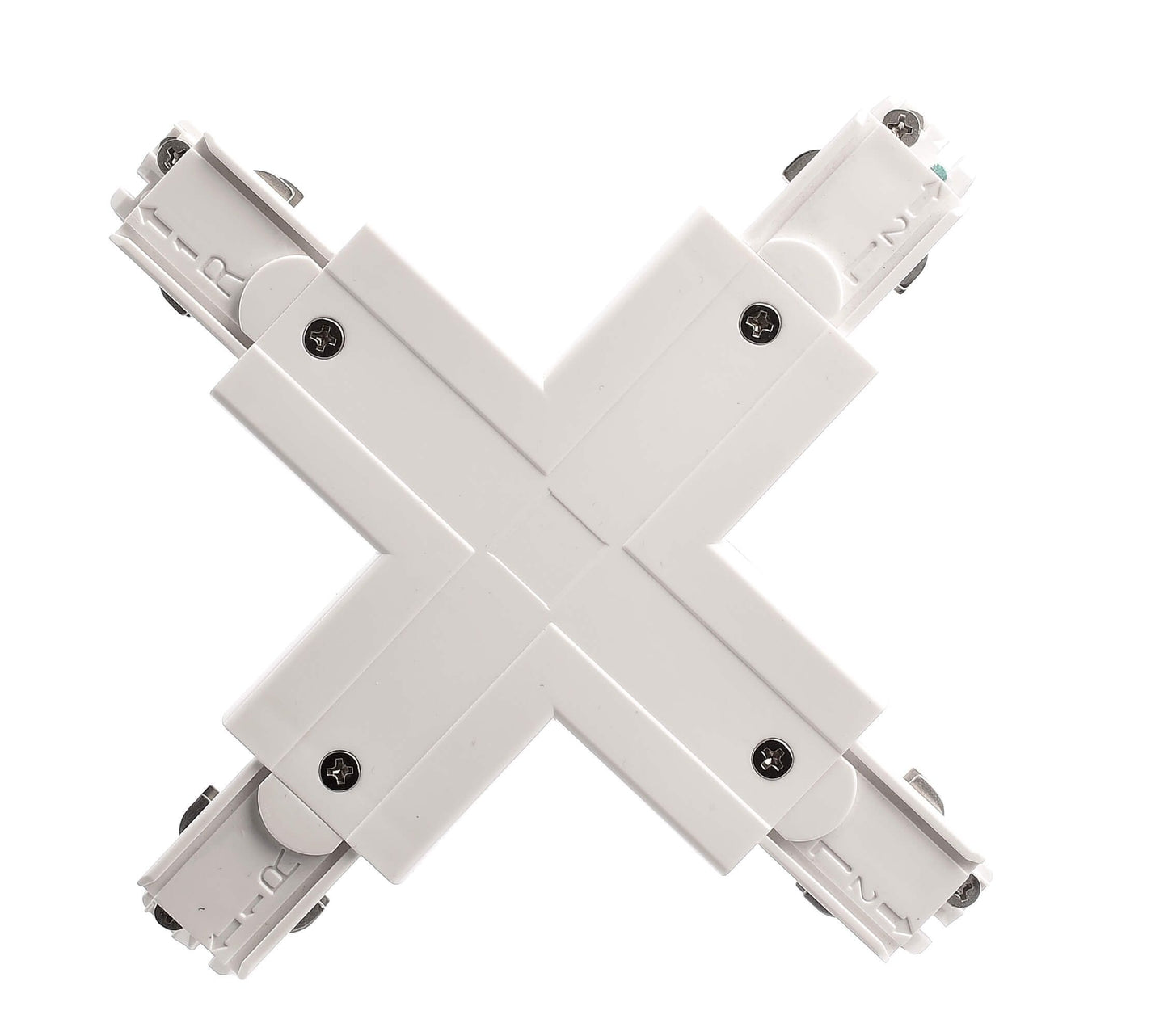 Deko-Light D Line X-Verbinder links-links-rechts-rechts  Verkehrsweiß RAL 9016