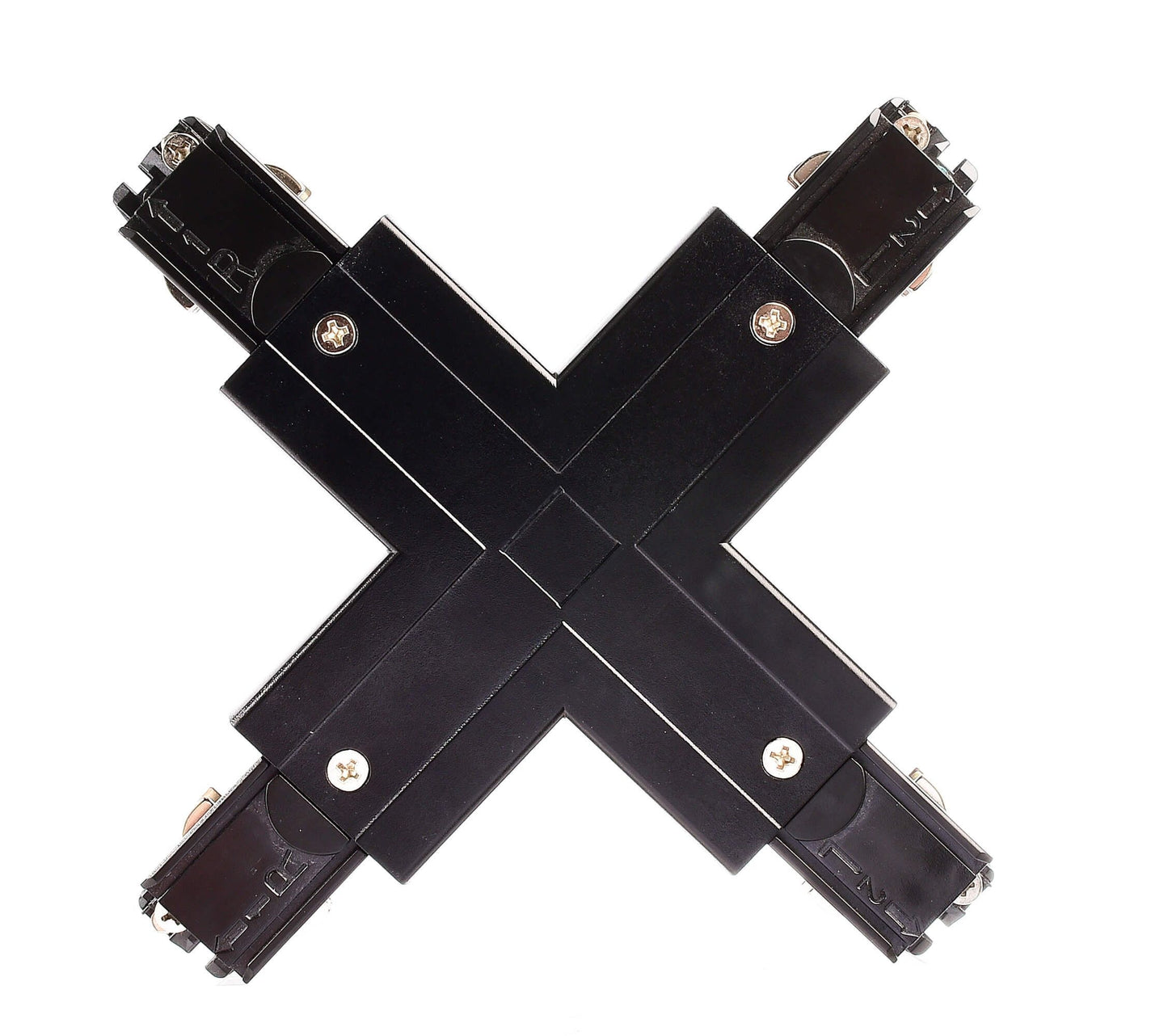 Deko-Light D Line X-Verbinder links-links-rechts-rechts  Graphitschwarz RAL 9011