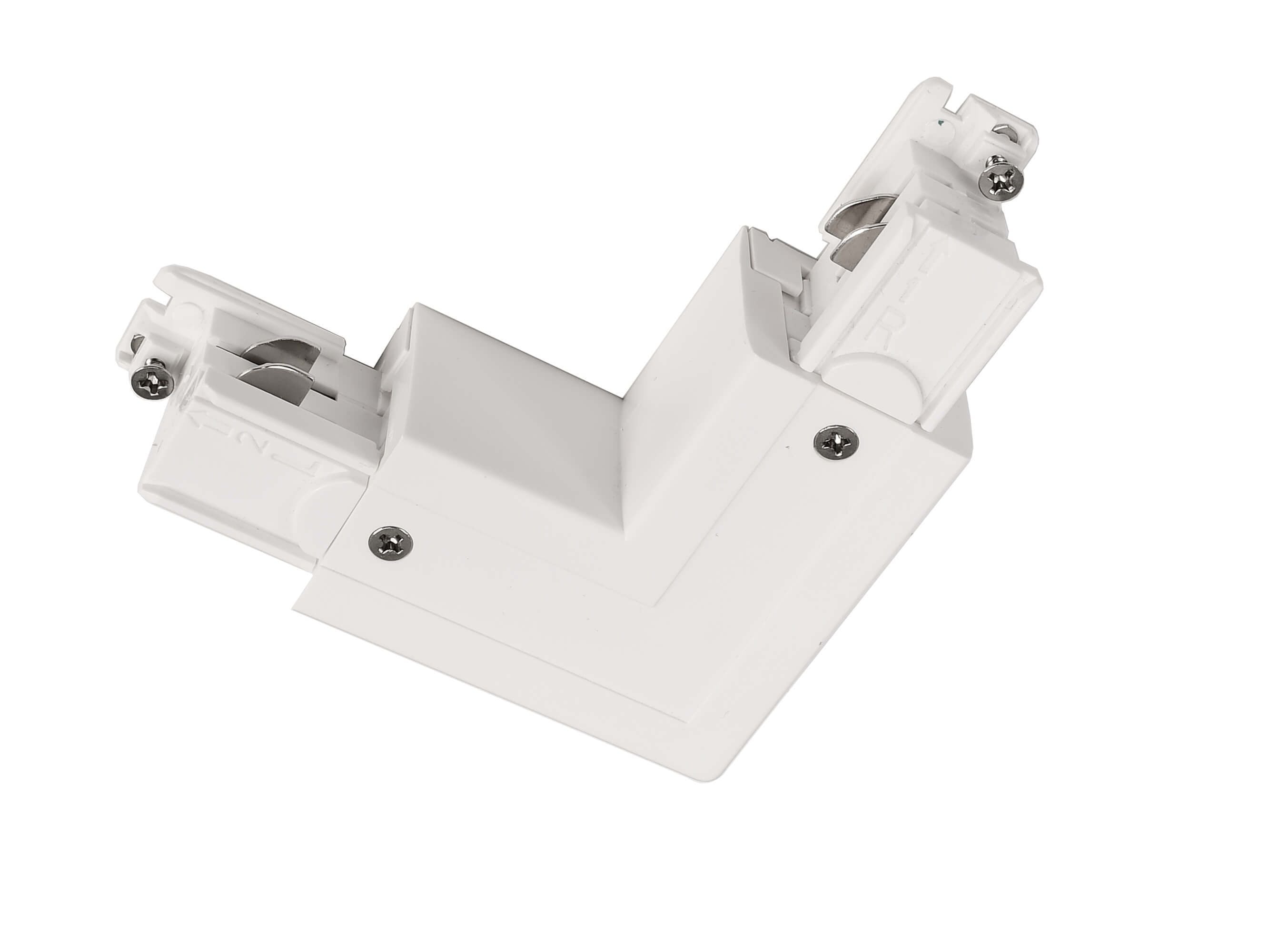 Deko-Light D Line 90°-Verbinder links-rechts mit Wechselmechanik  Verkehrsweiß RAL 9016