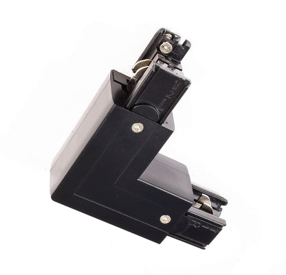 Deko-Light D Line 90°-Verbinder links-rechts mit Wechselmechanik  Graphitschwarz RAL 9011