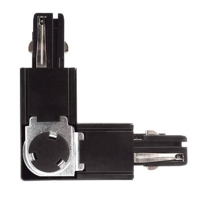 Deko-Light D Line 90°-Verbinder links-rechts mit Wechselmechanik  Graphitschwarz RAL 9011