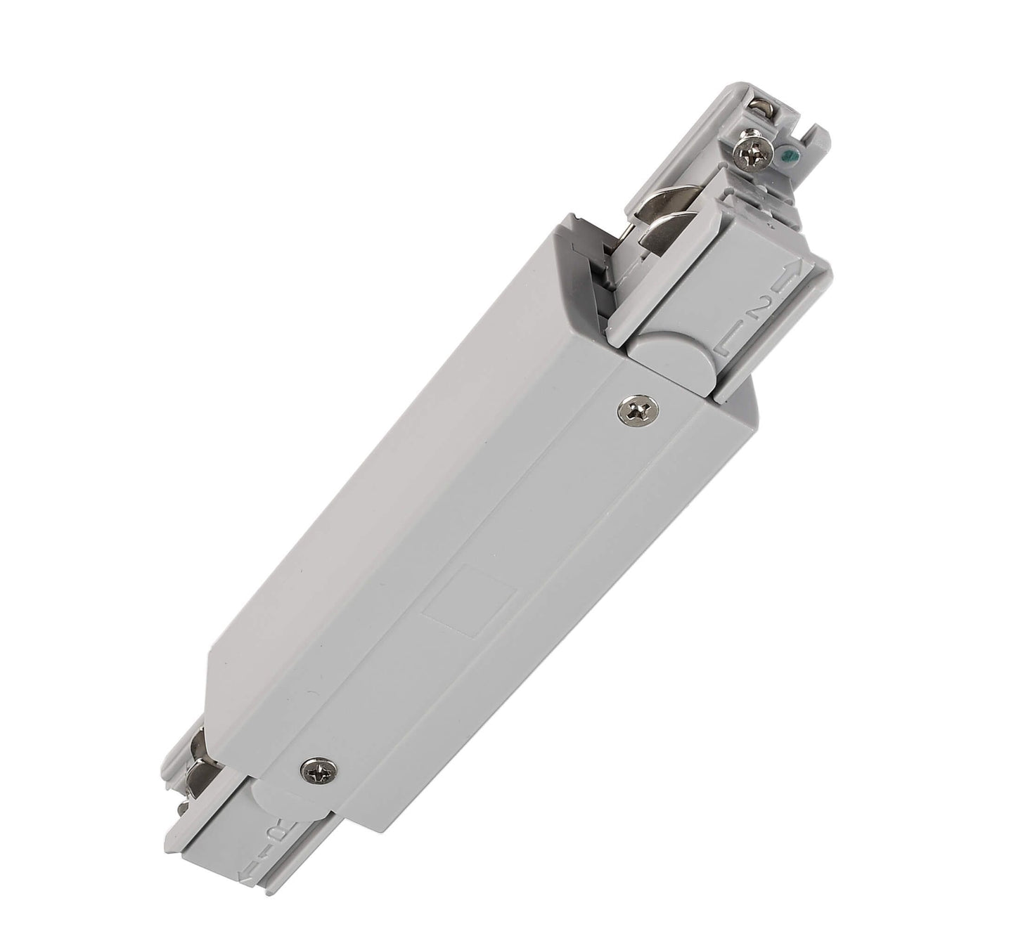 Deko-Light D Line elektrischer Längsverbinder mit Einspeisemöglichkeit links-rechts  Fenstergrau RAL 7040