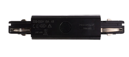 Deko-Light D Line elektrischer Längsverbinder mit Einspeisemöglichkeit links-rechts  Graphitschwarz RAL 9011