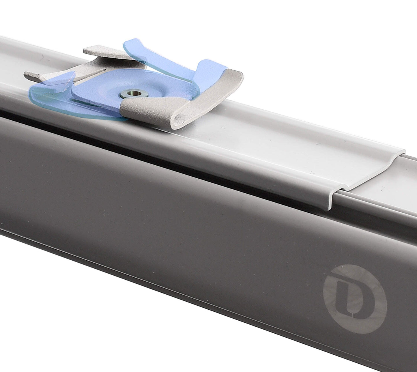 Deko-Light D Line Rasterdecken Schnellmontageklammer  Fenstergrau RAL 7040
