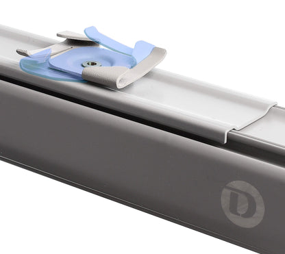 Deko-Light D Line Rasterdecken Schnellmontageklammer  Fenstergrau RAL 7040