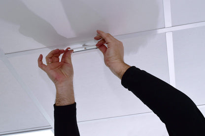 Deko-Light D Line Rasterdecken Schnellmontageklammer  Fenstergrau RAL 7040