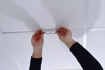 Deko-Light D Line Rasterdecken Schnellmontageklammer  Fenstergrau RAL 7040