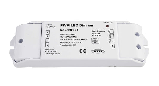 Deko-Light DALI PWM Dimmer CV 3CH, 12/24V, 6A/Kanal, DT6  Weiß