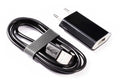 Deko-Light USB Steckernetzteil 5V DC, 1000mA mit Mikro USB Kabel  Schwarz
