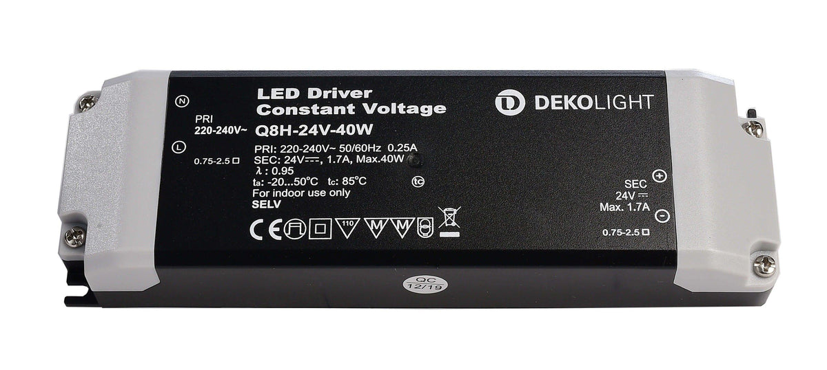Deko-Light BASIC, CV, Q8H-24-40W  Schwarz