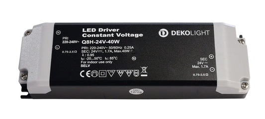 Deko-Light BASIC, CV, Q8H-24-40W  Schwarz