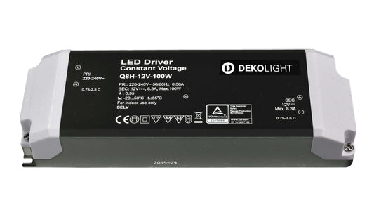 Deko-Light BASIC, CV, Q8H-12-100W  Schwarz