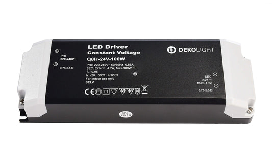 Deko-Light BASIC, CV, Q8H-24-100W  Schwarz