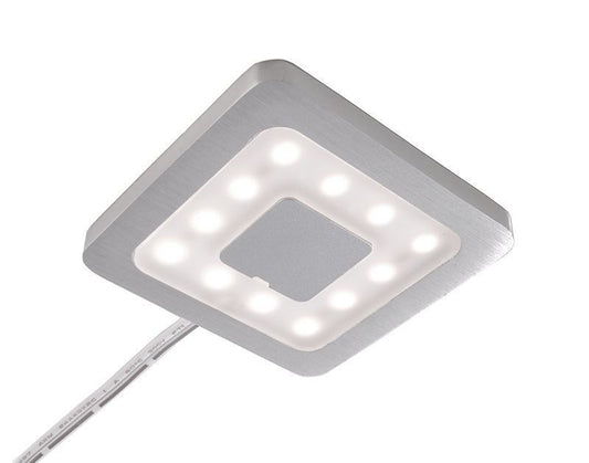Deko-Light Paty Eckig 2,5W silberfarben gebürstet