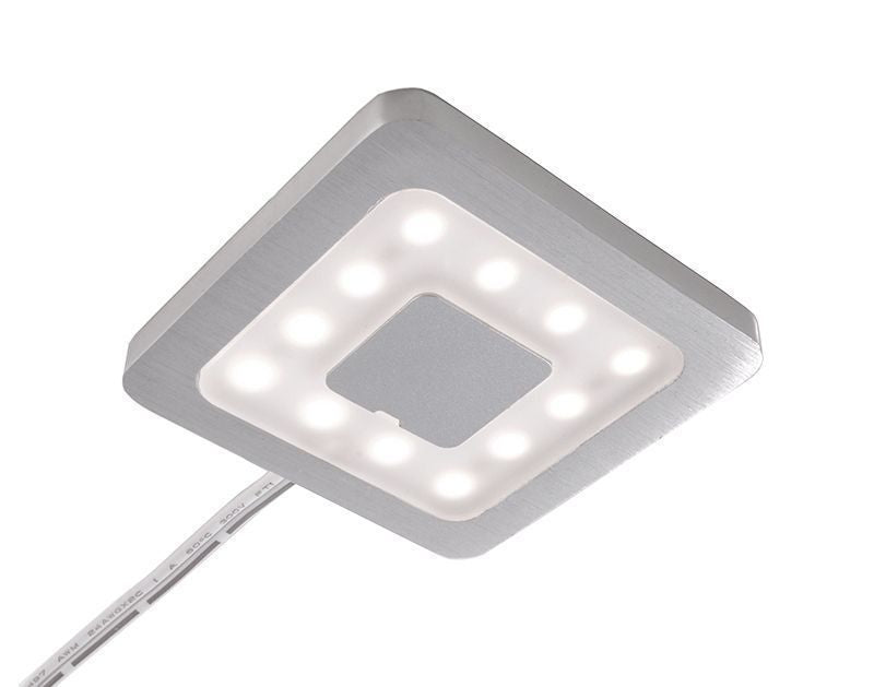 Deko-Light Paty Eckig 2,5W silberfarben gebürstet