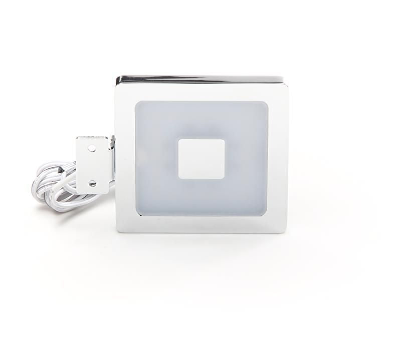 Deko-Light Spiegel Eckig 4,5W silberfarben Chrom