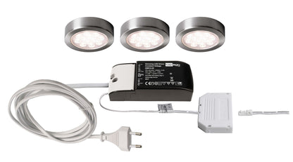 Deko-Light Baham II 3er Bundle 2,5W Silber
