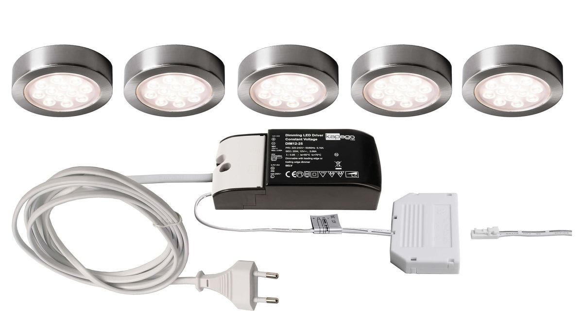 Deko-Light Baham II 5er Bundle 2,5W Silber