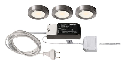Deko-Light Baham I 3er Bundle 2,5W Silber