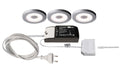 Deko-Light Paty Rund 3er Bundle 2,5W Silbergrau RAL 7001