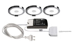 Deko-Light Spiegel Rund 3er Bundle 4,5W Silber Chrom