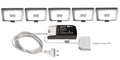 Deko-Light Spiegel Eckig 5er Bundle 4,5W Silber Chrom