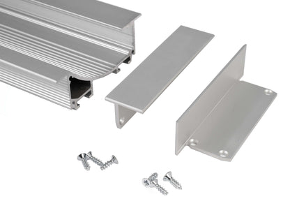 Deko-Light Endkappe P-EL-02-12 Set 2 Stk  Grau