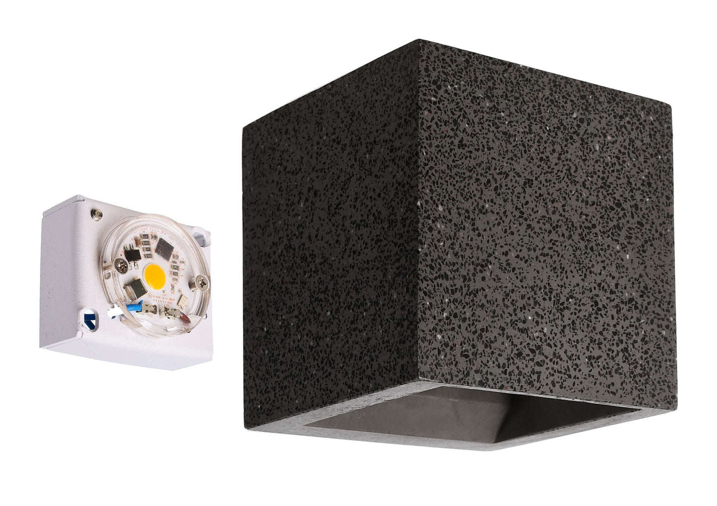 Deko-Light Abdeckung für Mini Cube Base  Grau Granit